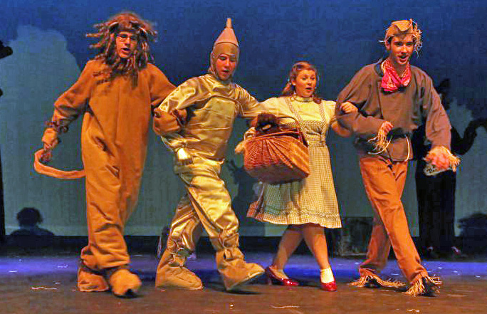 Dorothy, Lion, Tinman & Scarecrow